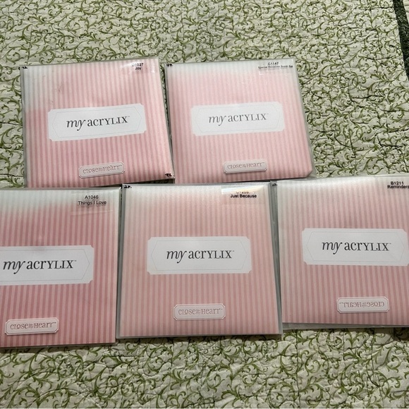 Close to my Heart Stamps set of 5 - Picture 2 of 8